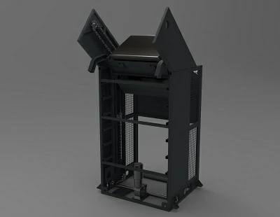 CHIP LOADING AND DISCHARGING ELEVATORS